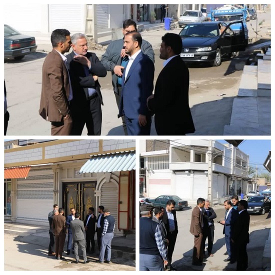 پس از سال ها انتظار؛ باز شدن گره شبکه جمع‌آوری فاضلاب شهر شیبان با پیگیری مهندس یوسفی نماینده اهواز