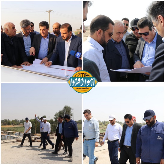 پل عنافچه با بیش از ۸۵ درصد پیشرفت فیزیکی نمادی از پیگیری و نتیجه گرایی نماینده اهواز / پروژه ای که با نام مهندس یوسفی گره خورده و جدا شدنی نیست