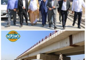 حمایت های ویژه مهندس یوسفی نماینده اهواز از تکمیل پل راهبردی عنافچه؛ چند گام تا بهره برداری تاریخی